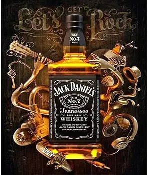 

Diamond Embroidery Whiskey DIY Diamond Painting New Arrival Full Round Drill Jack Daniel's Pictures with Mosaic Handwork