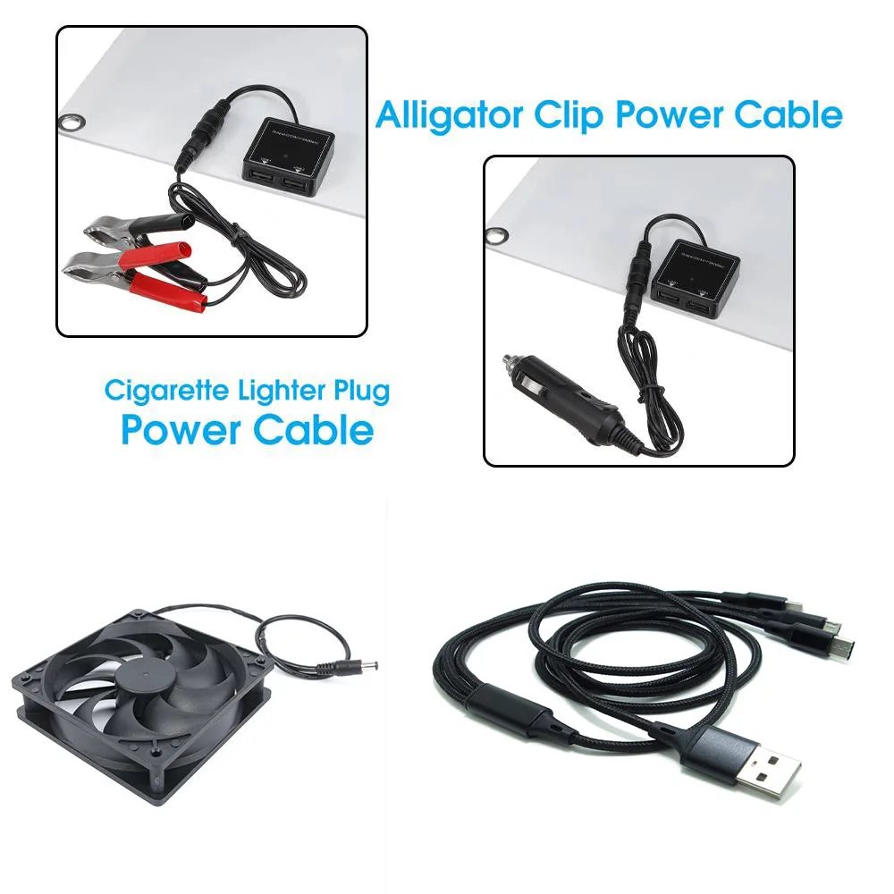 Impermeáveis das Pilhas Solares para o Carregador de Bateria do rv do Iate do Carro Usb com Controlador Células Solares Polis Painel Solar Duplo 12v - 5v 10a 20a 25w - Image 4