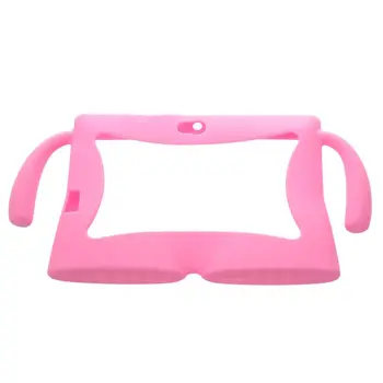 

7 Inch Soft Silicone Gel Cover Case For Q88 Android Kids Children Tablet PC A13 Rose red