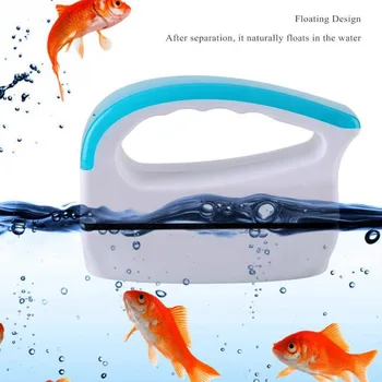 

Hot Floating Brush Magnetic Aquarium Fish Tank Glass Seaweed Scraper Cleaner Aquarium Window Cleaning Magnets Brush