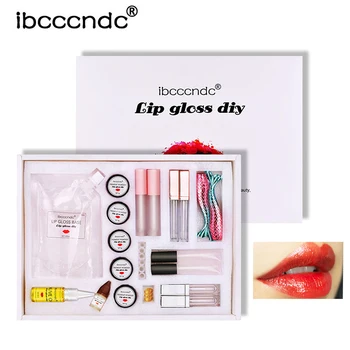 

DIY Lip Gloss Set Waterproof Make Up Kit Long-lasting Cosmetics Makeup Clear Lip Gloss Base Handmade Matte Liquid Lipstick