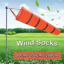 Всесезонная Водонепроницаемая полиэфирная ветрозащитная носочка Погодный лопасти Windsock наружный игрушечный воздушный змей, ветряной мониторинг нужен индикатор ветра 3 размера