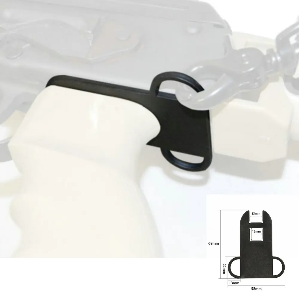 

ohhunt Hunting Tactical 7.62x39 AK 47 Sling Adapter Steel Ambidextrous Dual Loop for 4 or 6 Position Stock