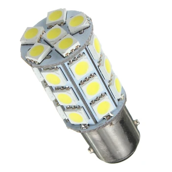 

DC12V 1157 BAY15D 5050 SMD 4W 324LM 27 Auto LED Tail Anchor Reverse Light Lamp Corn Bulb Pure White 6000K Dropship