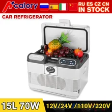 15l casa/carro geladeira controle lcd automoble geladeira geladeiras freezer caixa de resfriamento frigobar alimentos armazenamento geladeira compressor