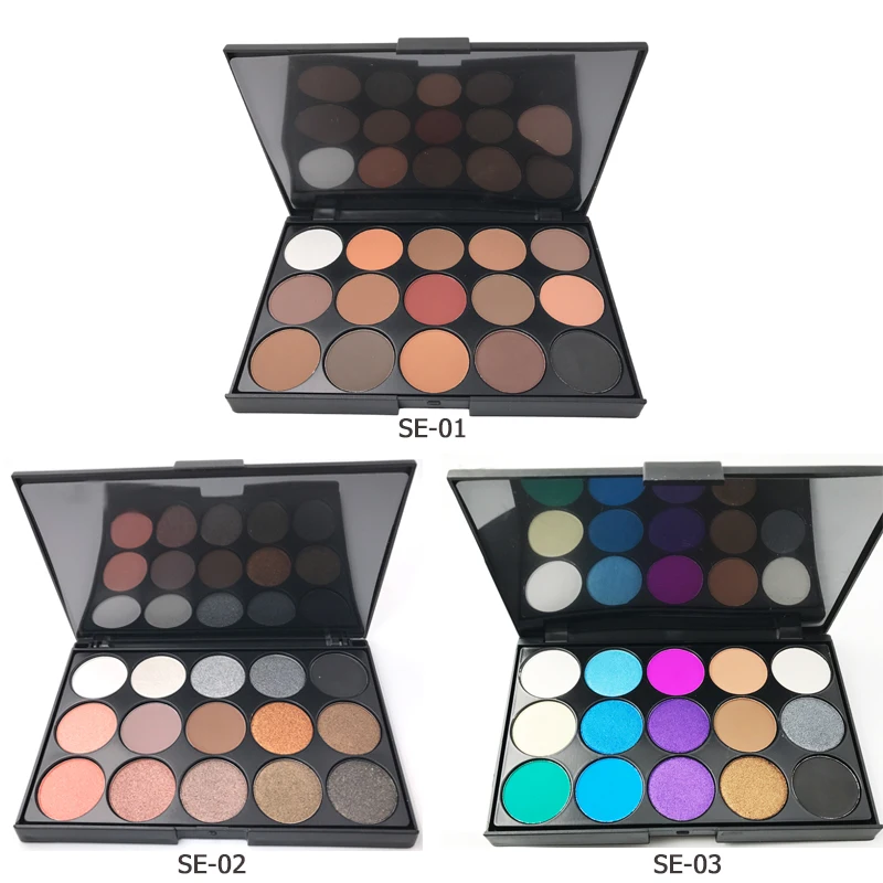 

15 Color Eyeshadow Palette Matte Glitter Eyeshadow Makeup Multiple Color Eye shadow Long-lasting Easy To Apply Eye palette SE