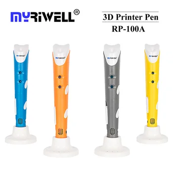 Myriwell 3D Printer rysunek magiczny długopis drukujący 2021 nowy RP-100A 3D długopis Model z włókno ABS szkolne dla dzieci zabawki tanie i dobre opinie CN (pochodzenie) EU US UK AU 0 7mm 110V 240V 2A 12V 2A blue orange yellow gray 220 x 170 x 70 mm 1 75mm ABS original box