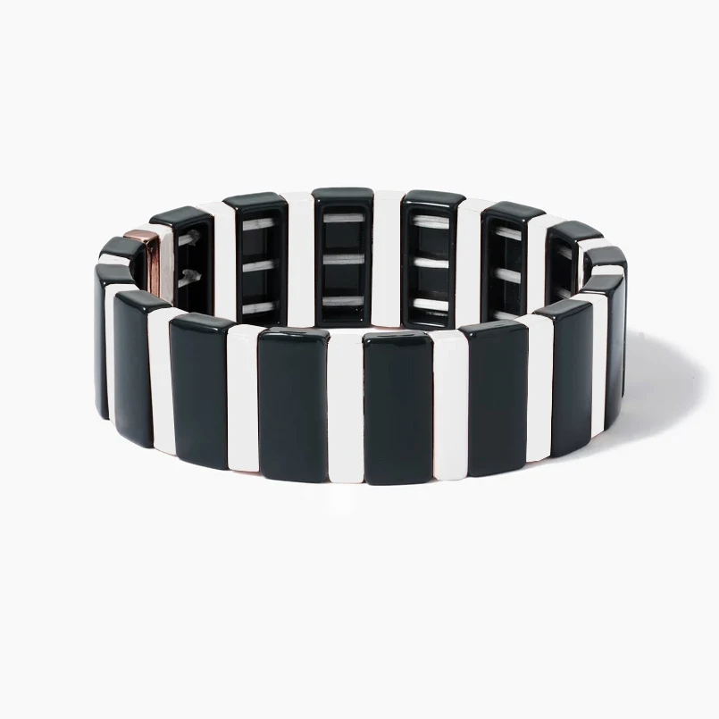 bracelet Богемные ajax ривердейл erkek bileklik pulseira rainbow аксессуары mujer бижутерия панк бусины эмаль эластичные браслеты для женщин - Окраска металла: bracelet