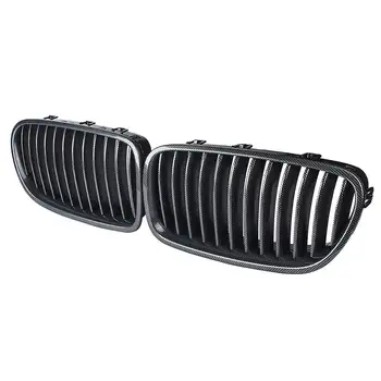 

Front Kidney Grilles Gloss Black For BMW F18 F10 F11 5 Series 2010 2011 2012 2013 2014 2015 2016 Replacement Racing Grilles