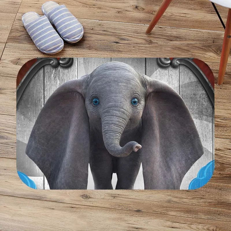 6 Противоскользящие коврики для ванной комнаты Dumbo, коврик для душа на заказ, мягкий фланелевый коврик для ванной, впитывающий пол - Цвет: 6