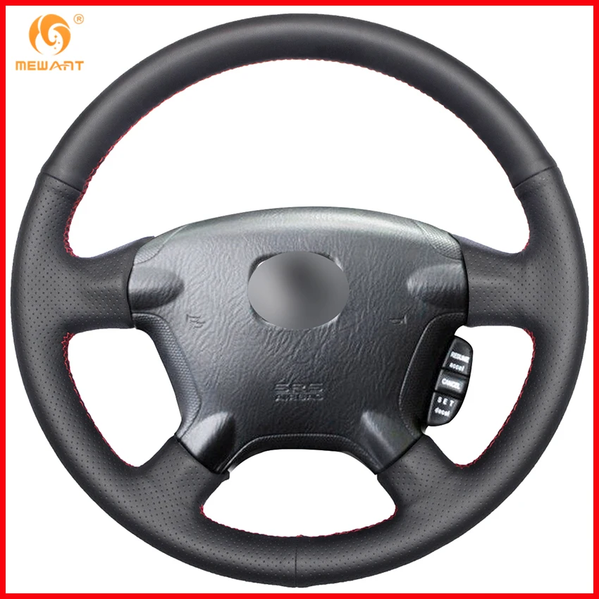 Чехол на руль автомобиля MEWANT из черной искусственной кожи для Honda CRV CR V 2002 2003 2004 2005