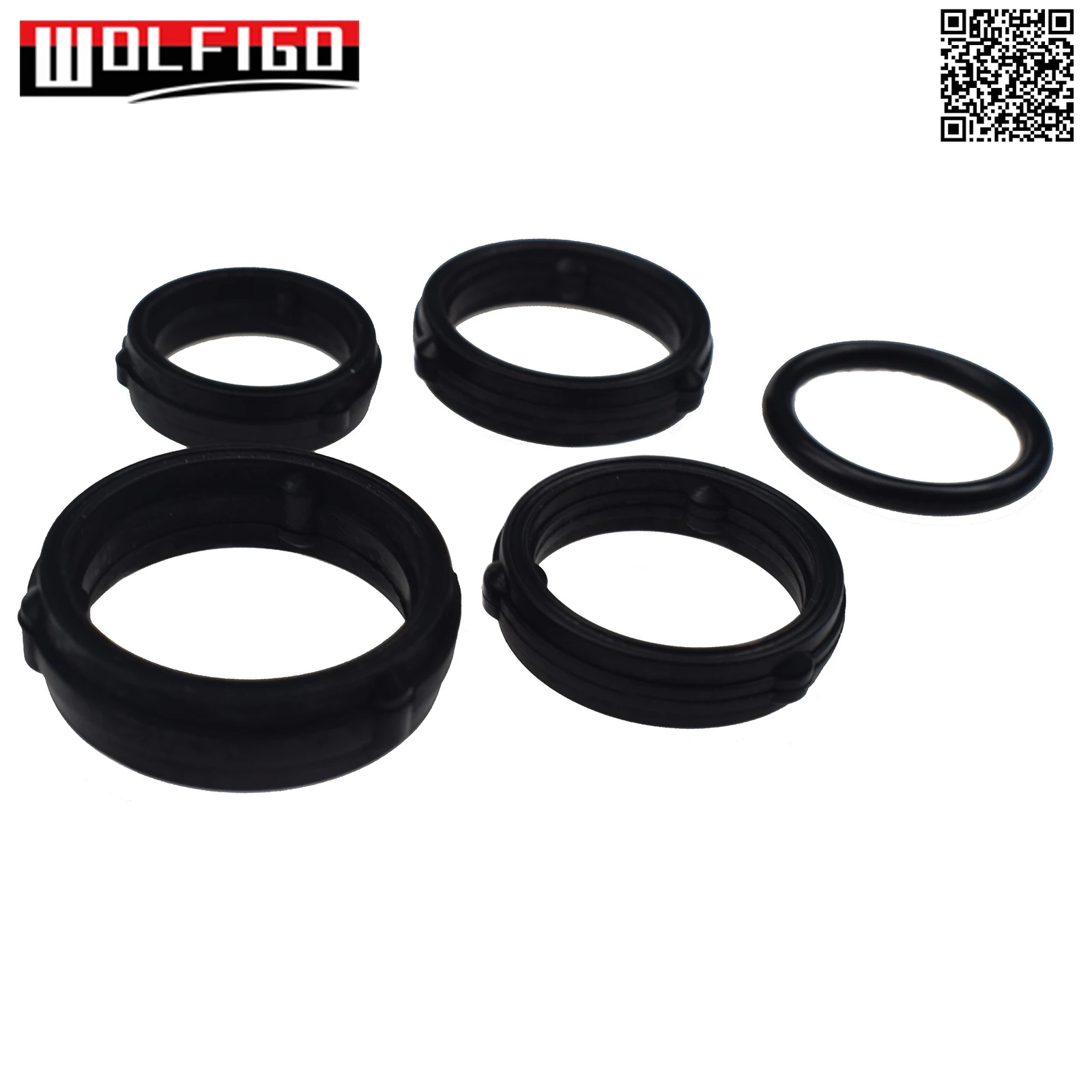 New Fit For Jeep Wrangler JK Grand Cherokee WK Black Engine Oil Filter O-Ring Set 68166067AA,7B0 198 029