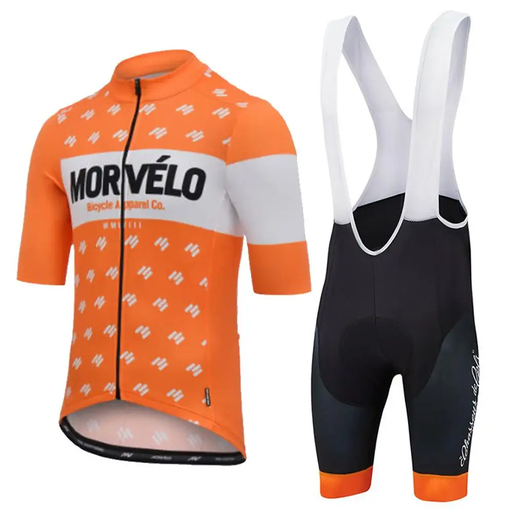 Morvelo Ropa Ciclismo летняя команда майки для велоспорта Radfahren Ciclismo Speciall Uci персонализированная одежда на заказ - Цвет: Short sleeve Set 8