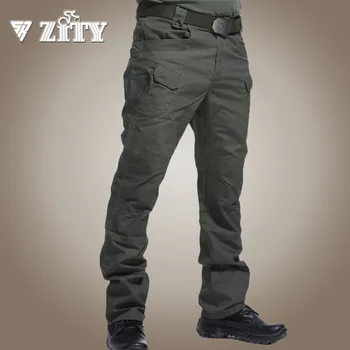 City Military Tactical Pants Men SWAT Combat Army Trousers Men Many Pockets Waterproof  Casual Cargo Pants Sweatpants S-5XL 1