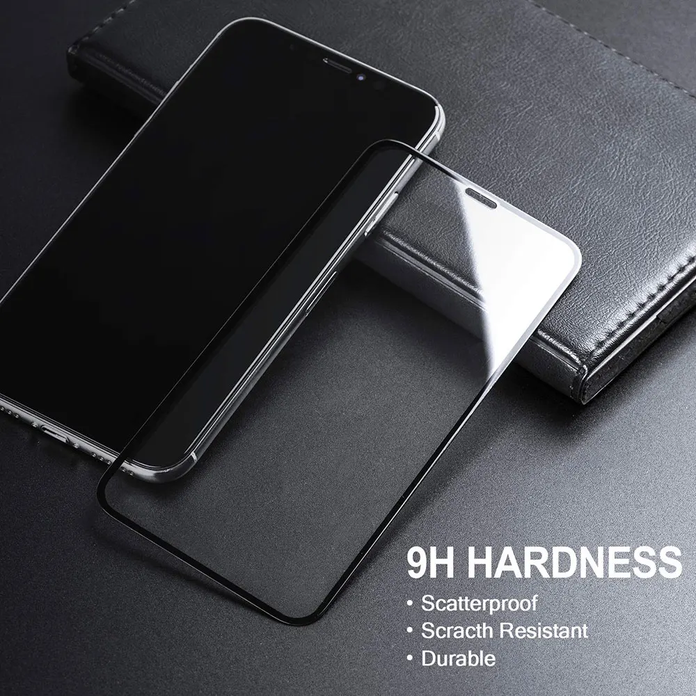 10 шт. 9H 3D полное покрытие на закаленное стекло для iPhone 11 Pro XR X XS Max 7 Plus 8 6 6S 8plus 7plus Защитная пленка для экрана verre tremp