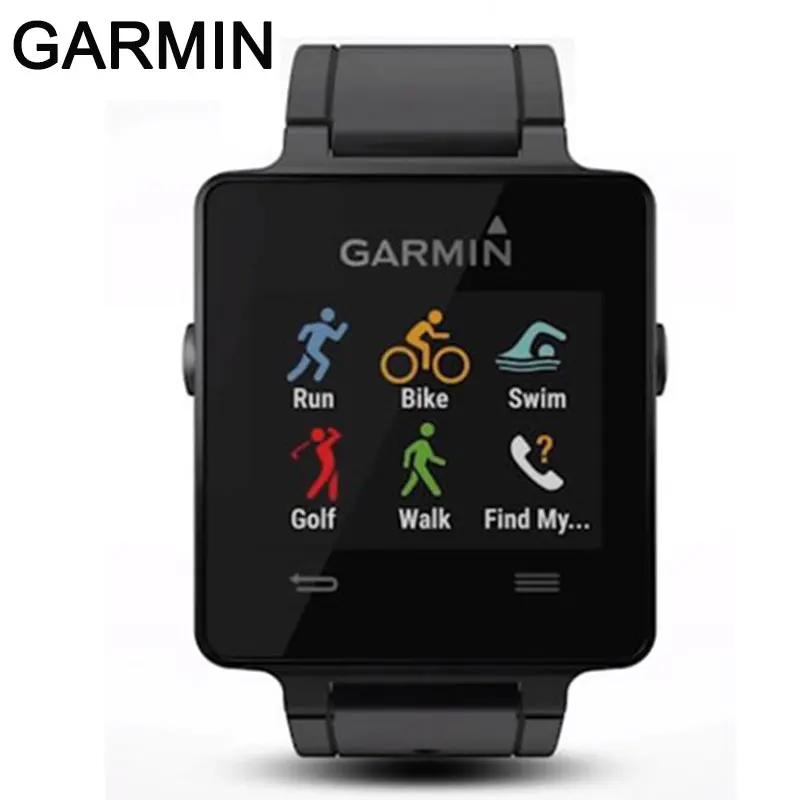 Оригинальные GPS часы Garmin vivoactive для бега плавания гольфа верховой езды Смарт