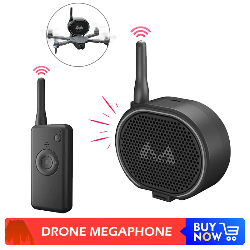 

SMR Interference Free Loudspeak Real Time Pager Portable Drone Speaker Megaphone for DJI Mavic Mini/Phantom/Spark Drone