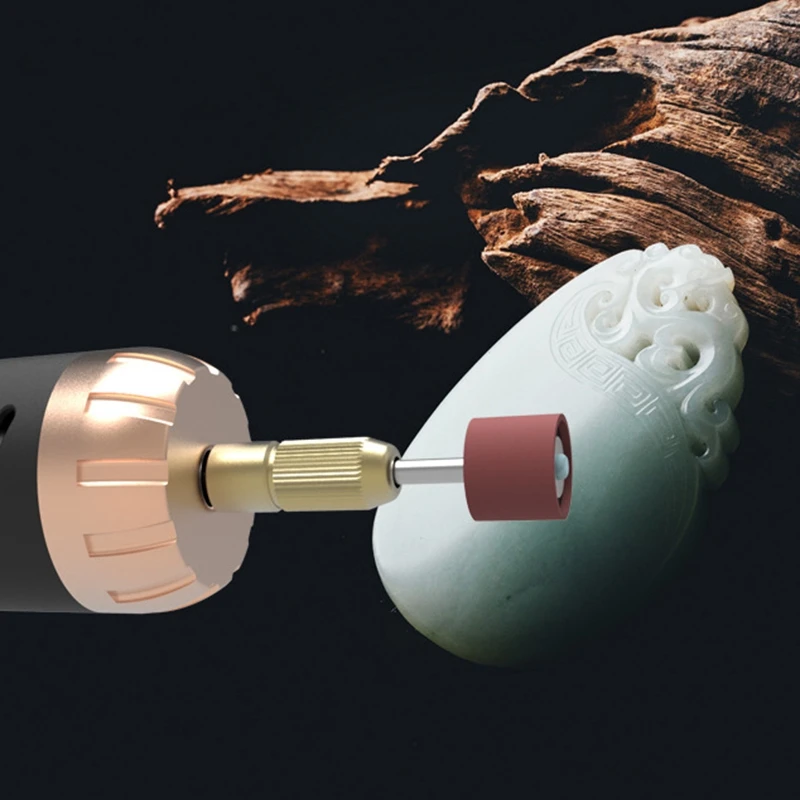 Hand Tools Electric Drill Jade Carving Set Cutting Polished Wood Crafts Manufacturing Jade Wenwan Electric Grinder