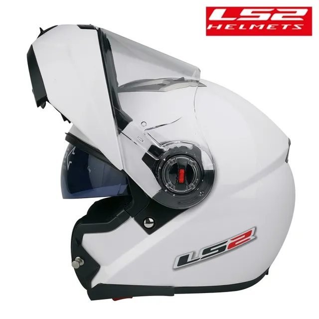 100% LS2 ff370 Flip up Motorcycle helmet casco de moto cafe racer helmet  Full Face dual lens visor capacetes de motociclista ECE|Helmets| -  AliExpress