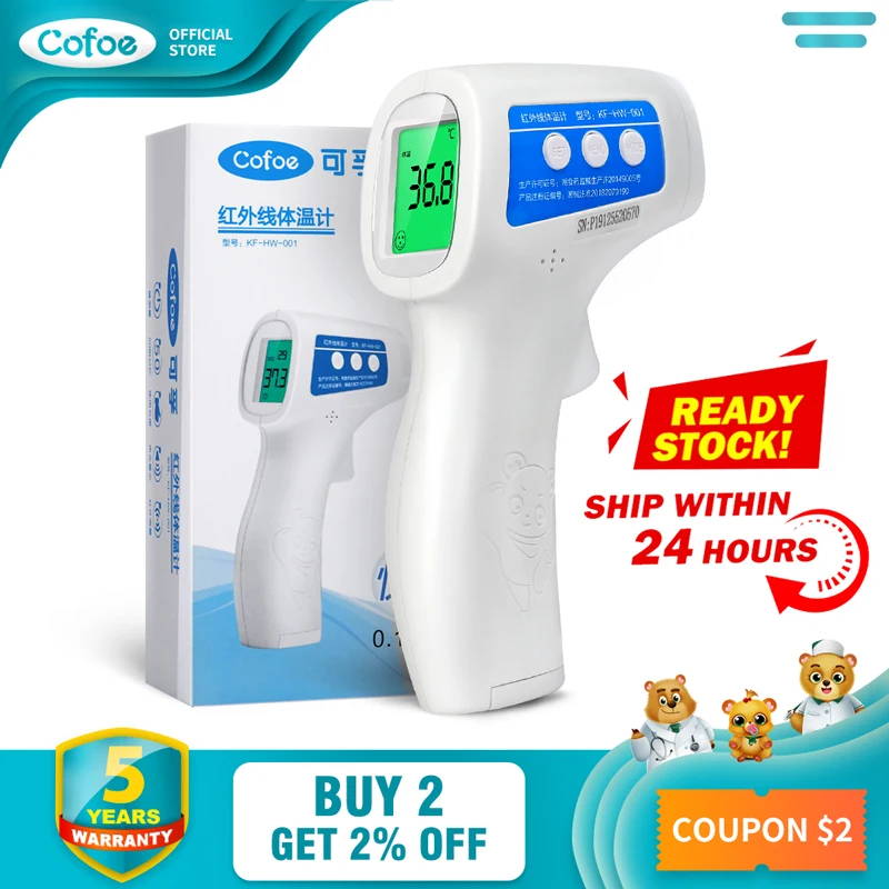 Cofoe лоб термометр Бесконтактный инфракрасный термометр температура тела лихорадка цифровой измерительный инструмент для ребенка взрослого|Термометры|   | АлиЭкспресс