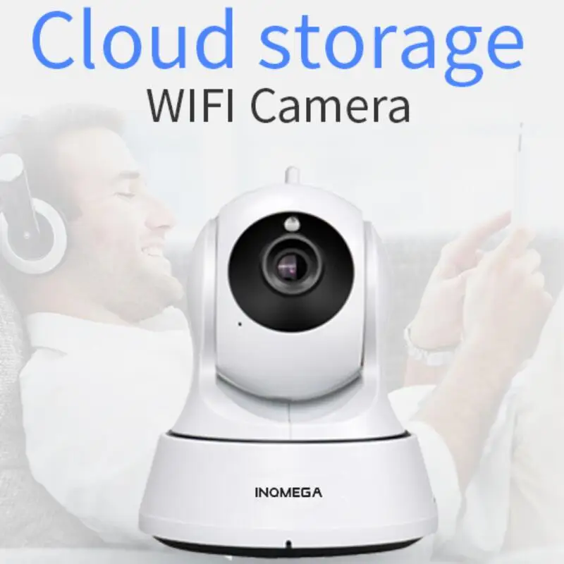 

INQMEGA 1080P Cloud Security Camera Indoor Video Surveillance Camera Night Vision House Wifi AI Technology