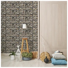 Lychee Life 3D наклейки на кирпичную стену, квадратная мозаичная плитка, сделай сам, художественное искусство, изготовление, материал для украшения дома