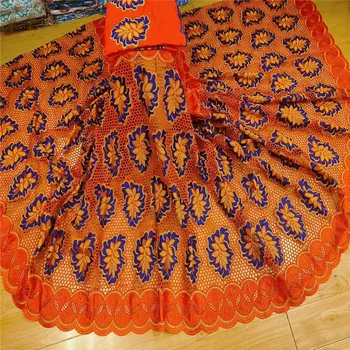 

2020 African Swiss Voile Lace Fabric embroidery lace trim high quality african Dry cotton lace fabric for wedding 3L092801