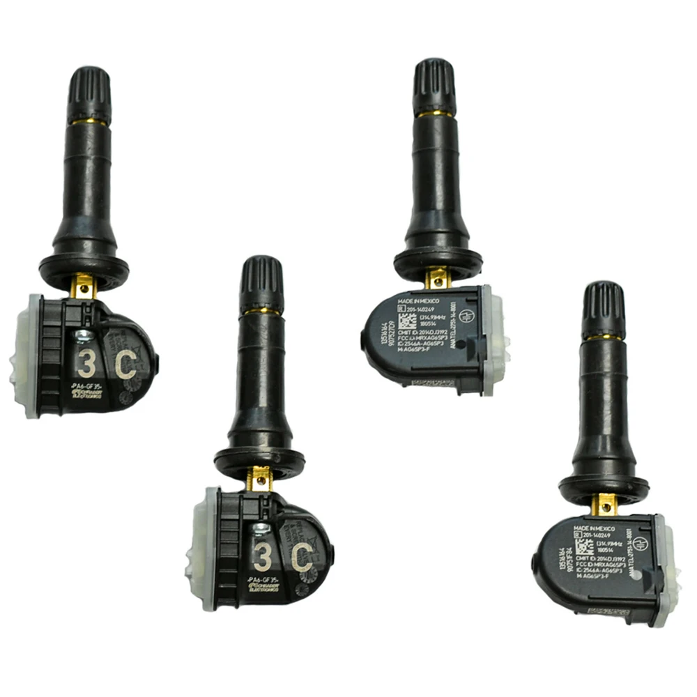 4x sensor tpms 13516164 315hmz para chevrolet