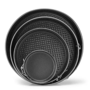 

Bakeware Cake Molds Baking Pans Kitchen Round Baking Dish Heavy Carbon Non-Stick Slipknot Removable Base Tray