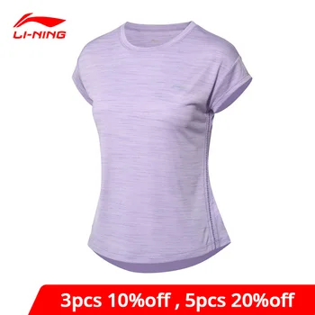 

Li-Ning Women Training Sports T-Shirt AT DRY Breathable Polyester Regular Fit Comfort LiNing li ning Sport Tee ATSP094 WTS1506