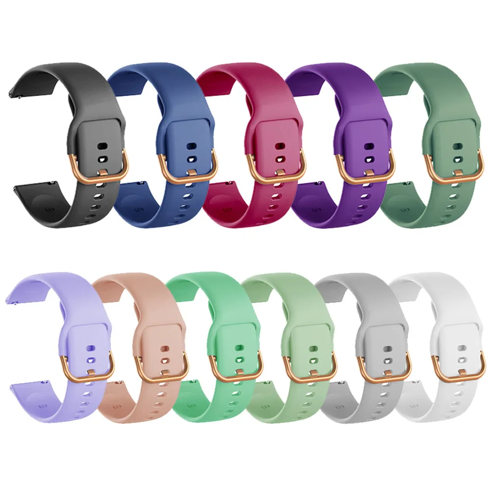 Correa de silicona para Samsung Galaxy Watch 4, pulsera clásica de 20mm