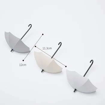 

Wall Hook Key Spectacles Colour Stick Hanger Key Holder Storage Hangers Suction Hooks 3pcs Funny Home Hanger Umbrella Pattern