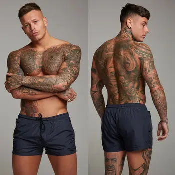 

Men Sports Shorts Training Bodybuilding Summer Beach Shorts Workout Fitness Shorts