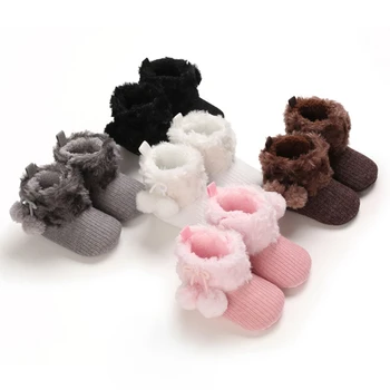 

Newborn Baby Cotton Boots Children Shoes First Walkers Boot Cute Non-slip Soft Sole Shoes Season Sale