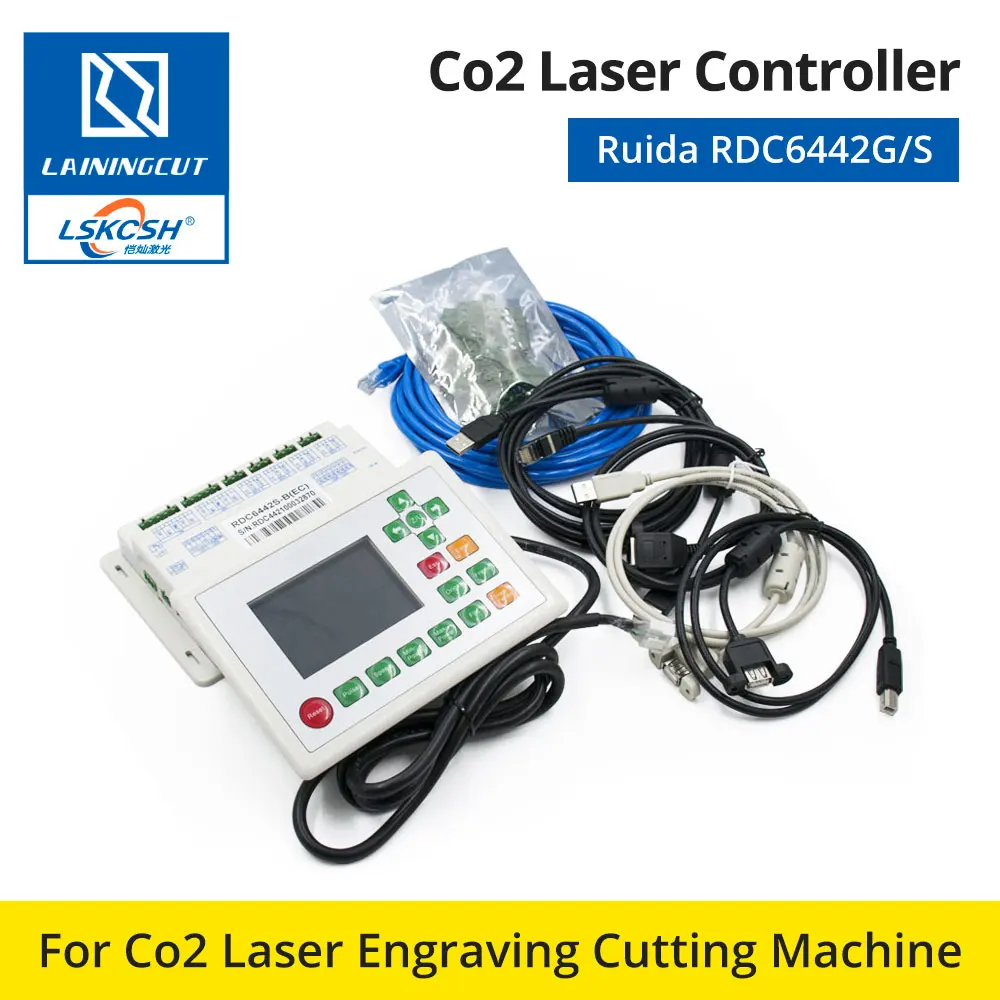 LSKCSH Ruida RDC6442G/S Co2 лазерный, с обработчиком цифрового сигнала и контроллером для Co2 лазерная гравировка машины для резки Co2 Запчасти для лазера