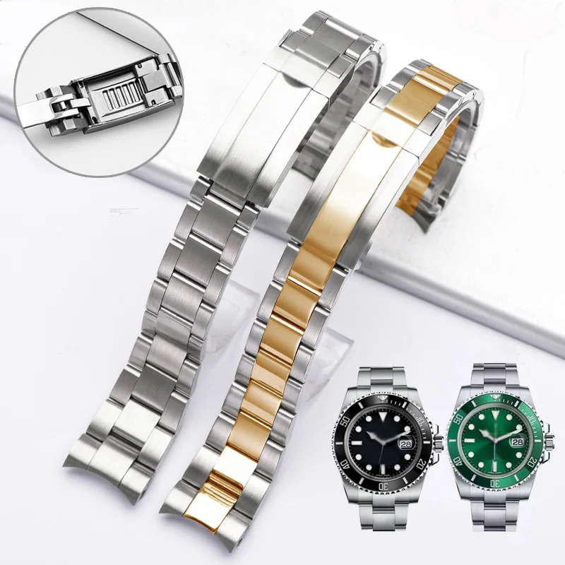 Cinturino per Rolex SUBMARINER daymf Fine Tuning Pull Button chiusura  cinturino accessori per orologi bracciale da uomo in acciaio  inossidabile|Watchbands| - AliExpress