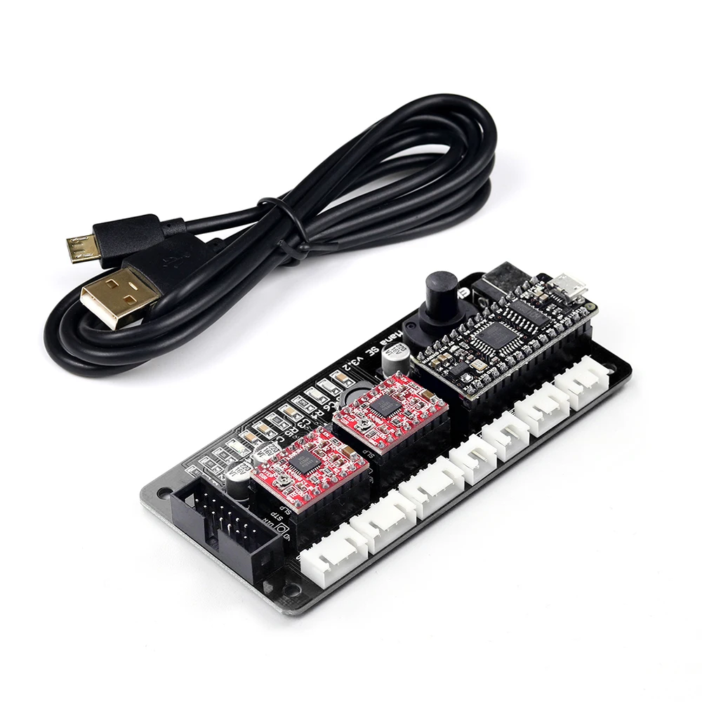 EleksMaker EleksMana SE 2-координатное XY Драйвер шагового двигателя Управление; плата, панель управления для DIY лазерный гравер