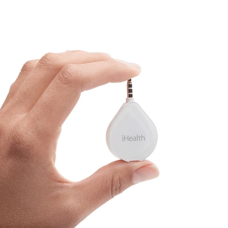 IHealth мини-монитор глюкозы для ухода за собой Выравнивающий измеритель уровня глюкозы в крови для телефонов IPhone и Android умный прибор для мониторинга диабета