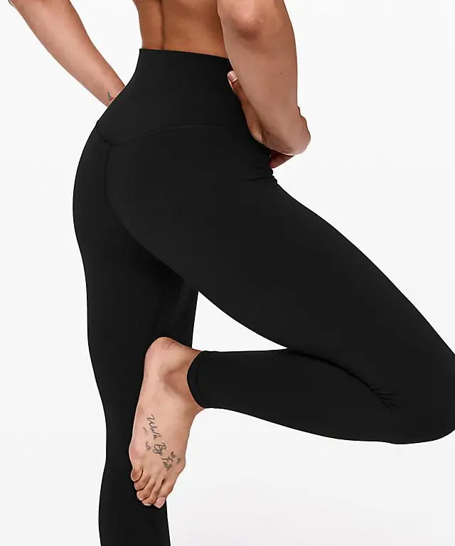 Lululemon- Anti-sweat Mention Hip Sport Gym Leggings Women High Waisted Fitness Pants Seamless Dance Workout Leggings