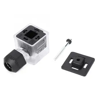 

5PCs Valve Plug Solenoid Valve Accessories Electrical Connector Waterproof with Light Non-Cable AC