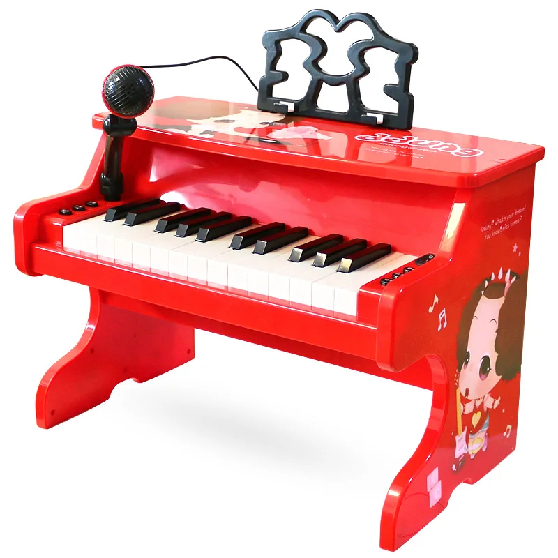 Schoenhut Learn-to-Play Toy Piano With 25-Keys and Patented Play-by-Color Tri-Play Learning System 