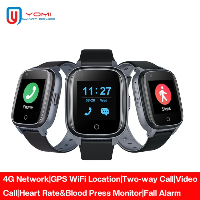 Smart Watch Elderly Fall Alarm Elderly Gps Tracker Watch Watches