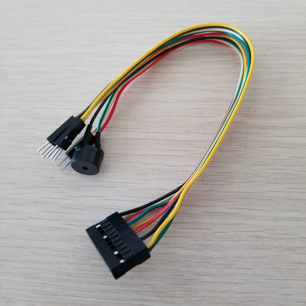 10 шт./лот PC DIY хост динамик сброс и выключатель питания HDD LED Jumper Line плоский кабель
