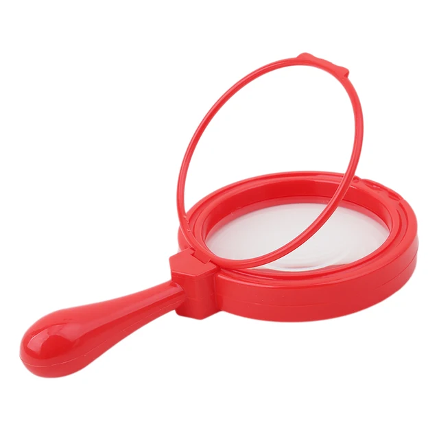 5colors Plastic Stand Magnifier High-Grade Optical Lens Magnifying Glass Reading Plastic Magnifying Glass For Children 2