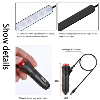 

Hot Hot Car Atmosphere Light Foot Light USB Cigarette Lighter Remote Control Car Interior Light Neon Decorative LED Lamp Strip