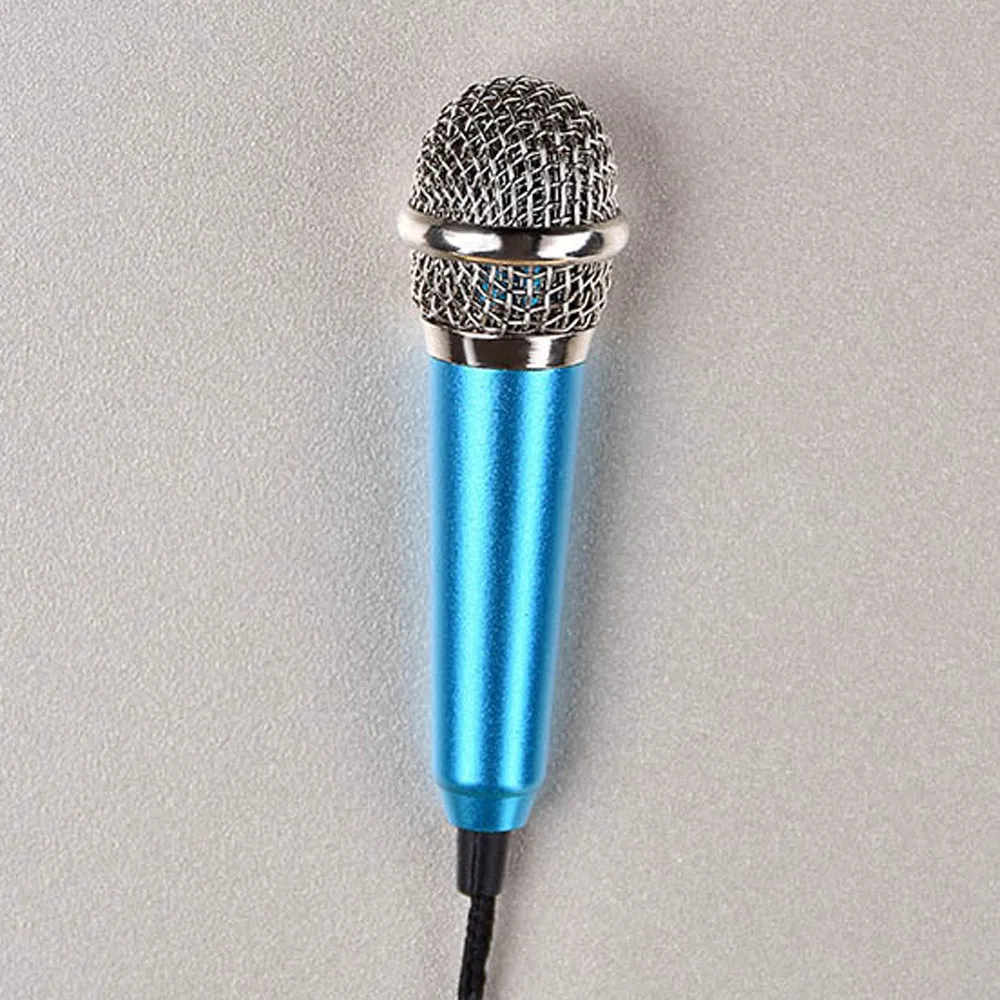 Мини конденсаторный микрофон для караоке для телефона компьютера мини PhoneMic мини аудио Микрофон для сотового телефона ноутбука ПК настольный компьютер