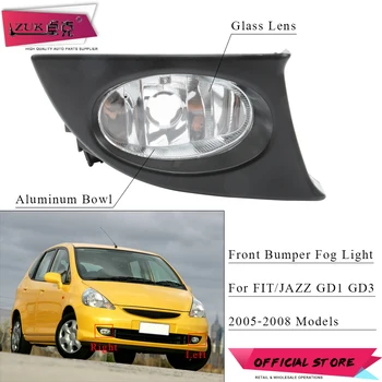 

ZUK Front Bumper Fog Light Fog Lamp For HONDA FIT JAZZ GD1 GD3 2003 2004 2005 2006 2007 2008 OE# 33951-SAA-H11 33901-SAA-H11