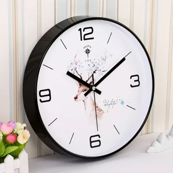 

Silent Nordic Wall Clock Modern Design Simple Living Room Decoration Creative Wall Watches Decor for The Home Clock Wall MM50WC