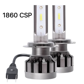 

LED H4 H8 H9 H1 H11 9005 HB3 HB4 9006 LED bulb mini h7 led Auto car headlight lamp Headlamp 10000LM with CSP 1860 6000k White