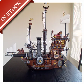 

Pirate Ship Series Metal Beard's Sea Cow 70810 16002 In Stock Building Block 2700+Pcs Bricks Ideas Caribbean Movie 83002 22001